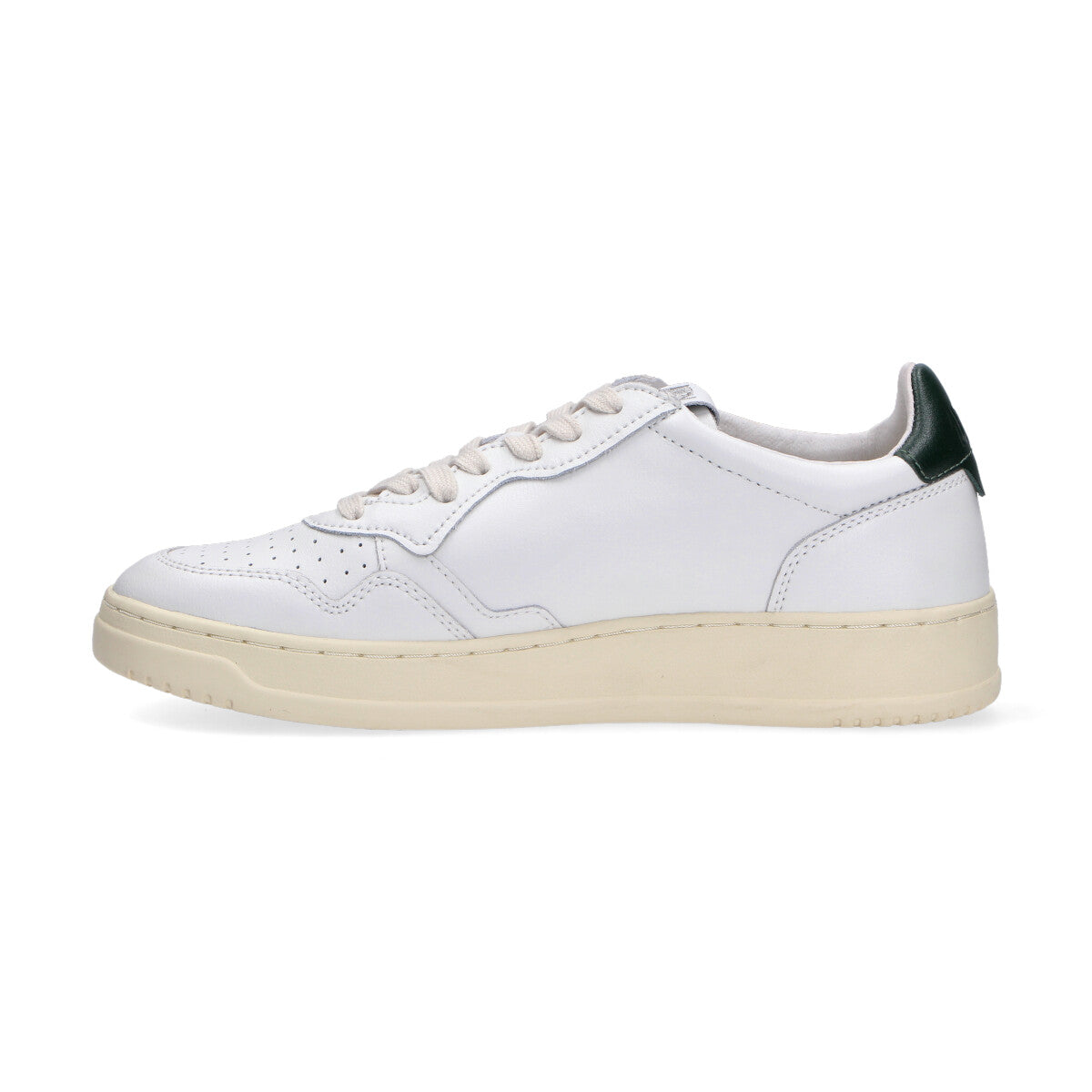 Autry Sneaker Medalist low in pelle bianco verde