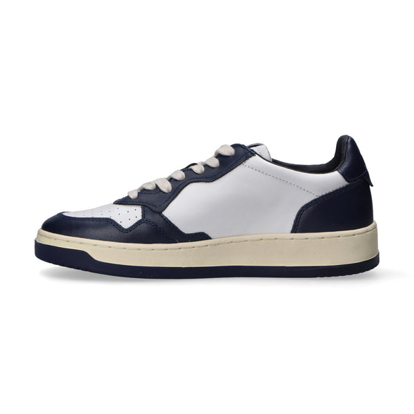 Autry Sneaker Medalist low in pelle bianco blu