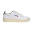 Autry Sneaker Medalist low in pelle bianco argento