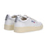 Autry Sneaker Medalist low in pelle bianco argento