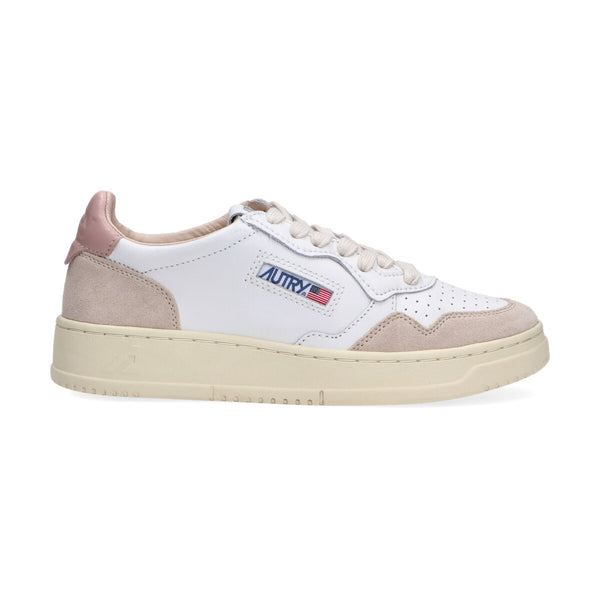 Autry Sneaker Medalist low in pelle bianco beige