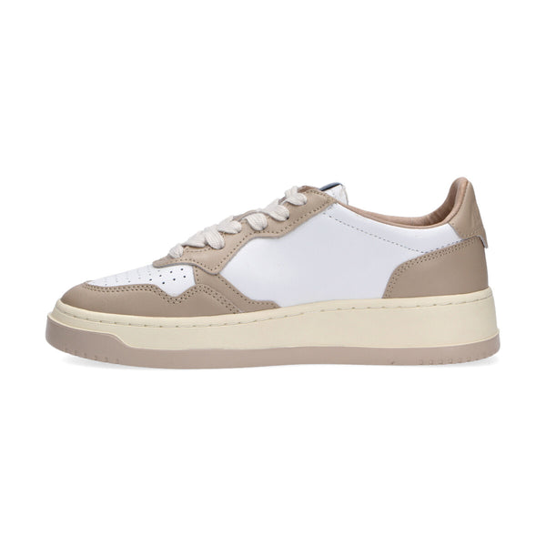 Autry Sneaker Medalist low in pelle bianco beige