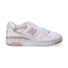 New Balance sneaker 550 bianca rosa