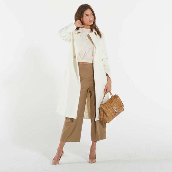 Max Mara cappotto bianco