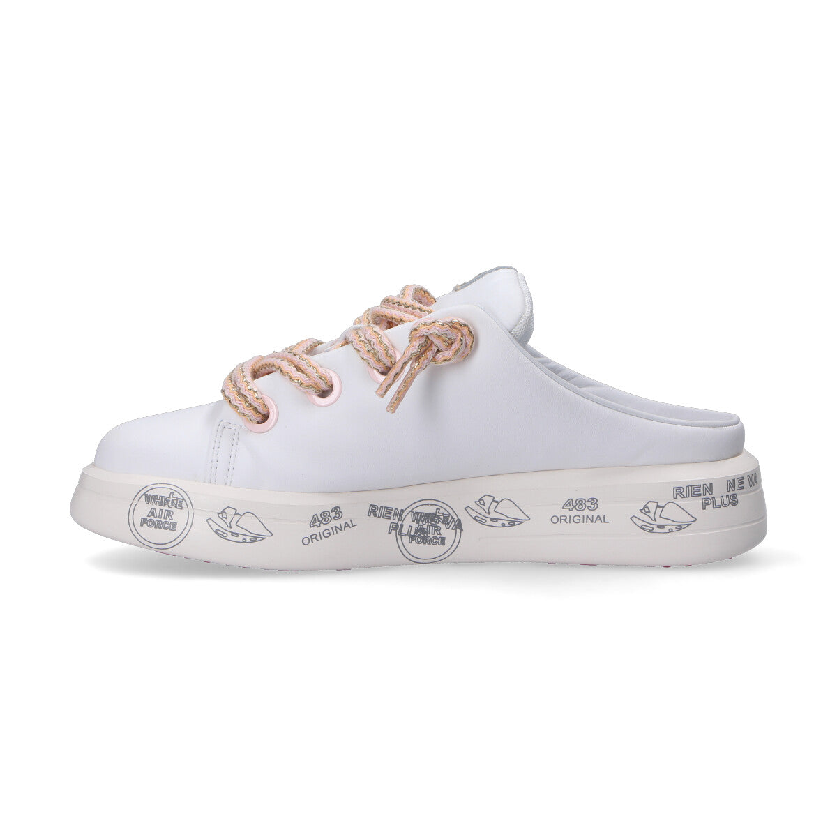 Premiata ciabatta sneaker Belle bianca