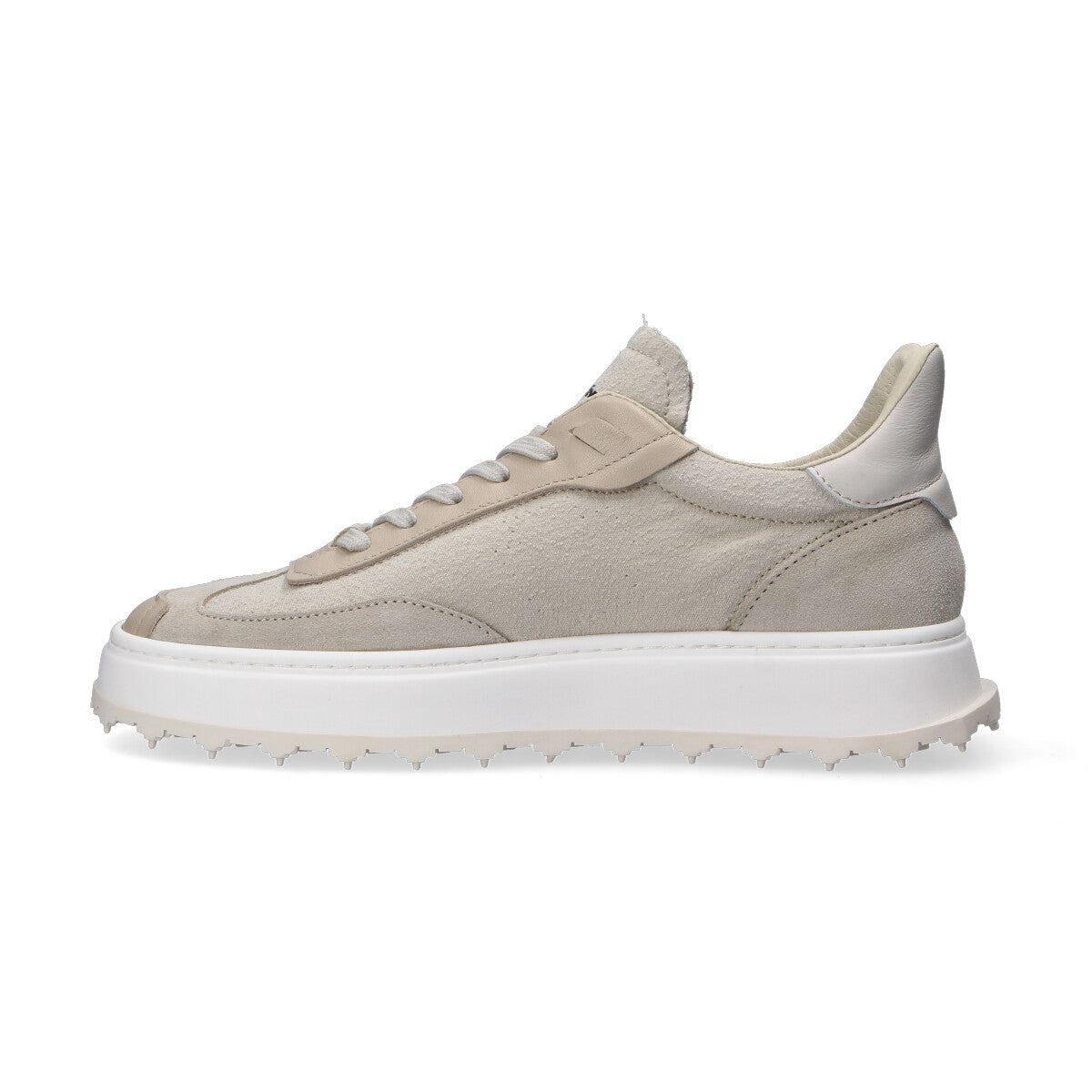 BePositive sneaker bassa Cuprace tessuto beige