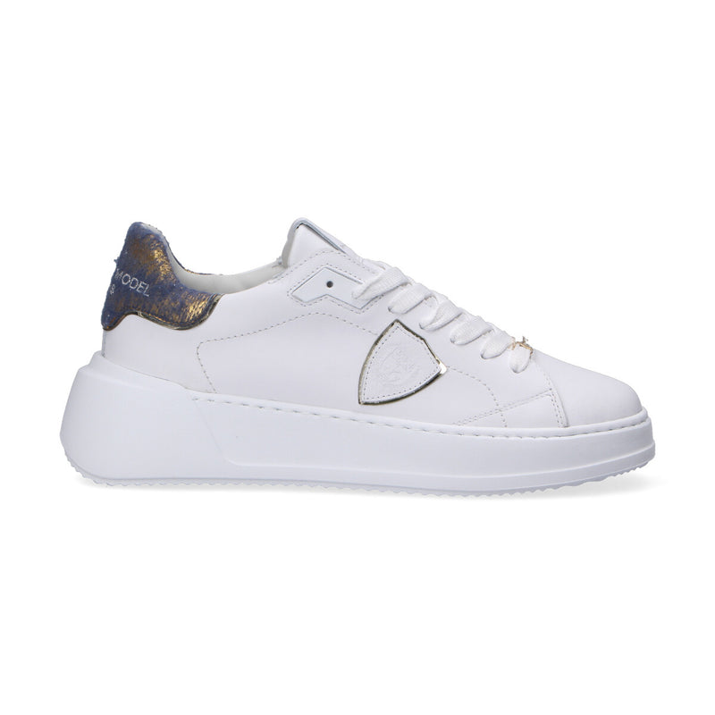 Philippe Model sneakers Tres Temple bianco oro