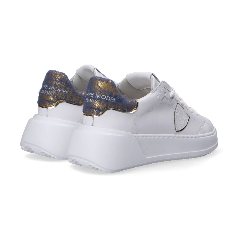 Philippe Model sneakers Tres Temple bianco oro