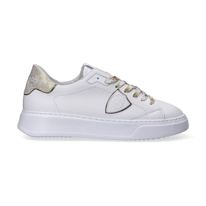 Philippe Model sneaker Temple bianca oro