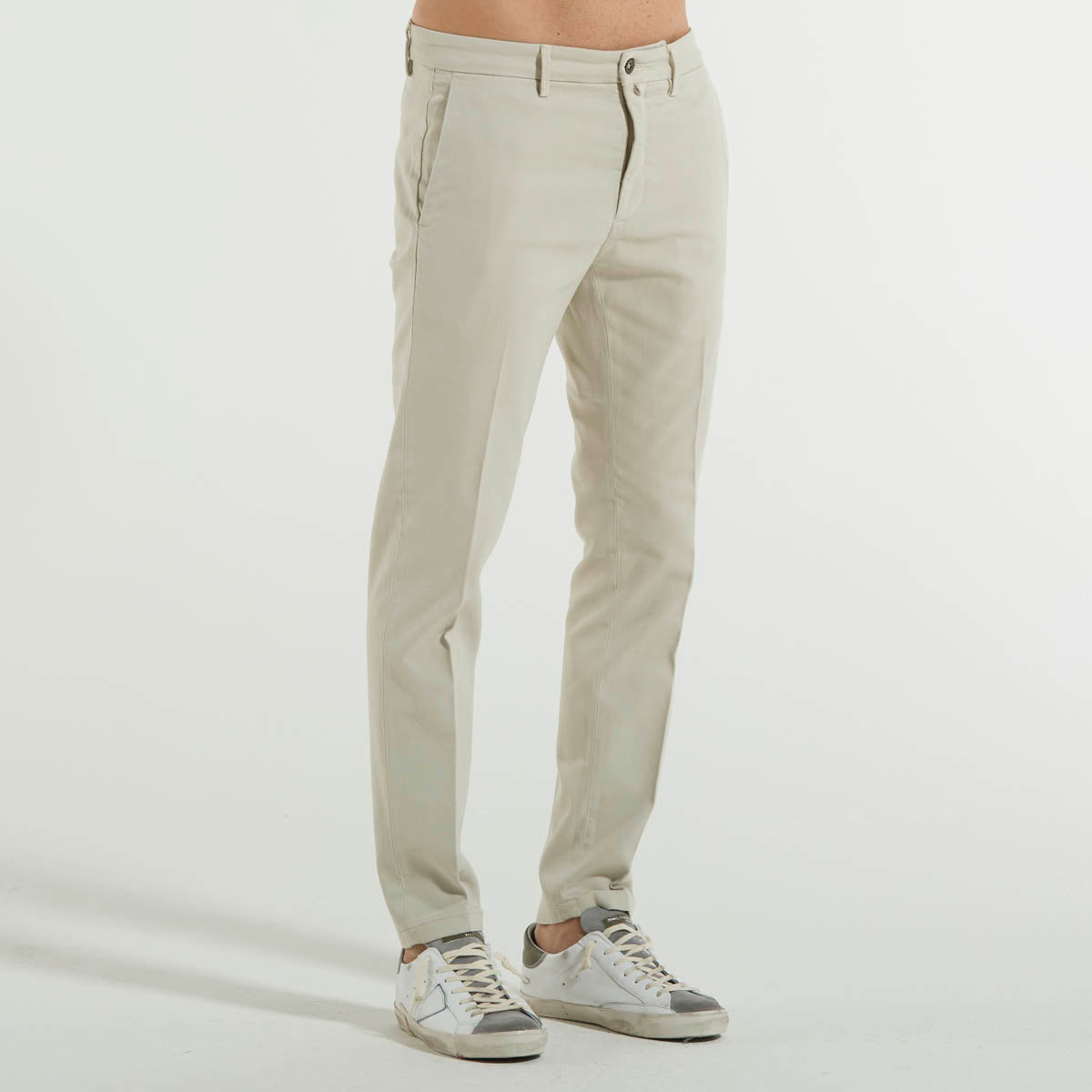 Siviglia pantalone chino in tessuto beige