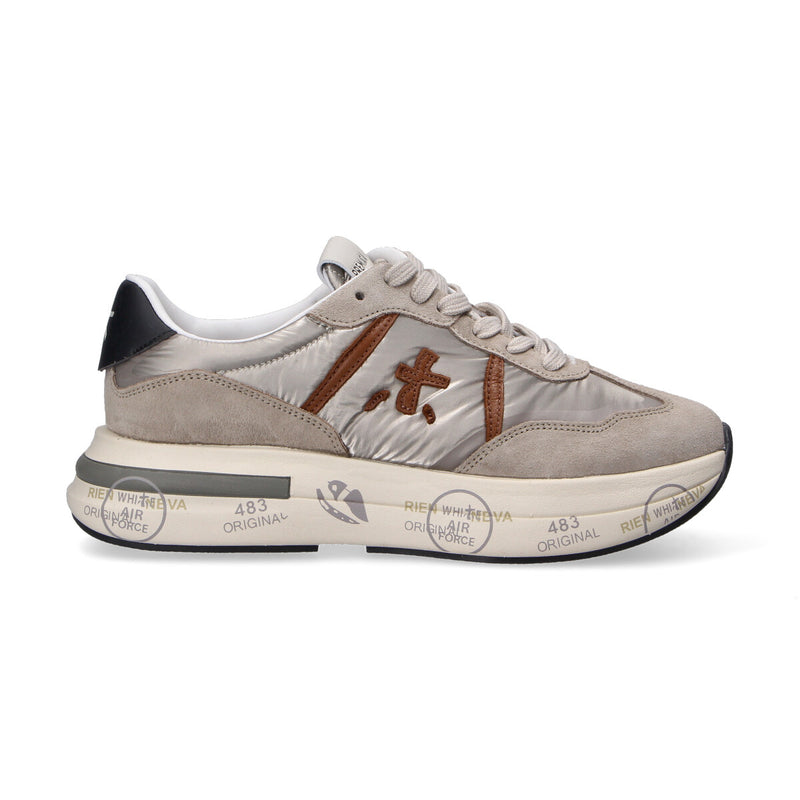 Premiata sneaker Cassie beige cuoio