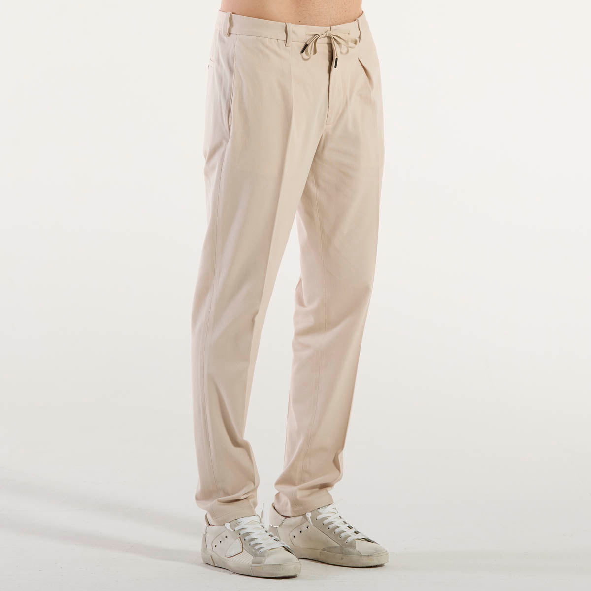 Circolo pantalone elgante tessuto beige