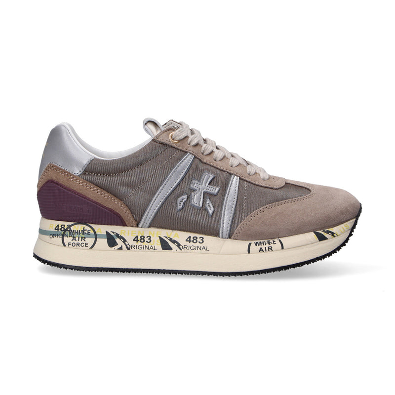 Premiata sneaker Conny beige viola