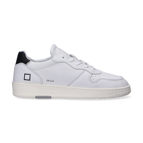 D.A.T.E. sneaker Court calf white black