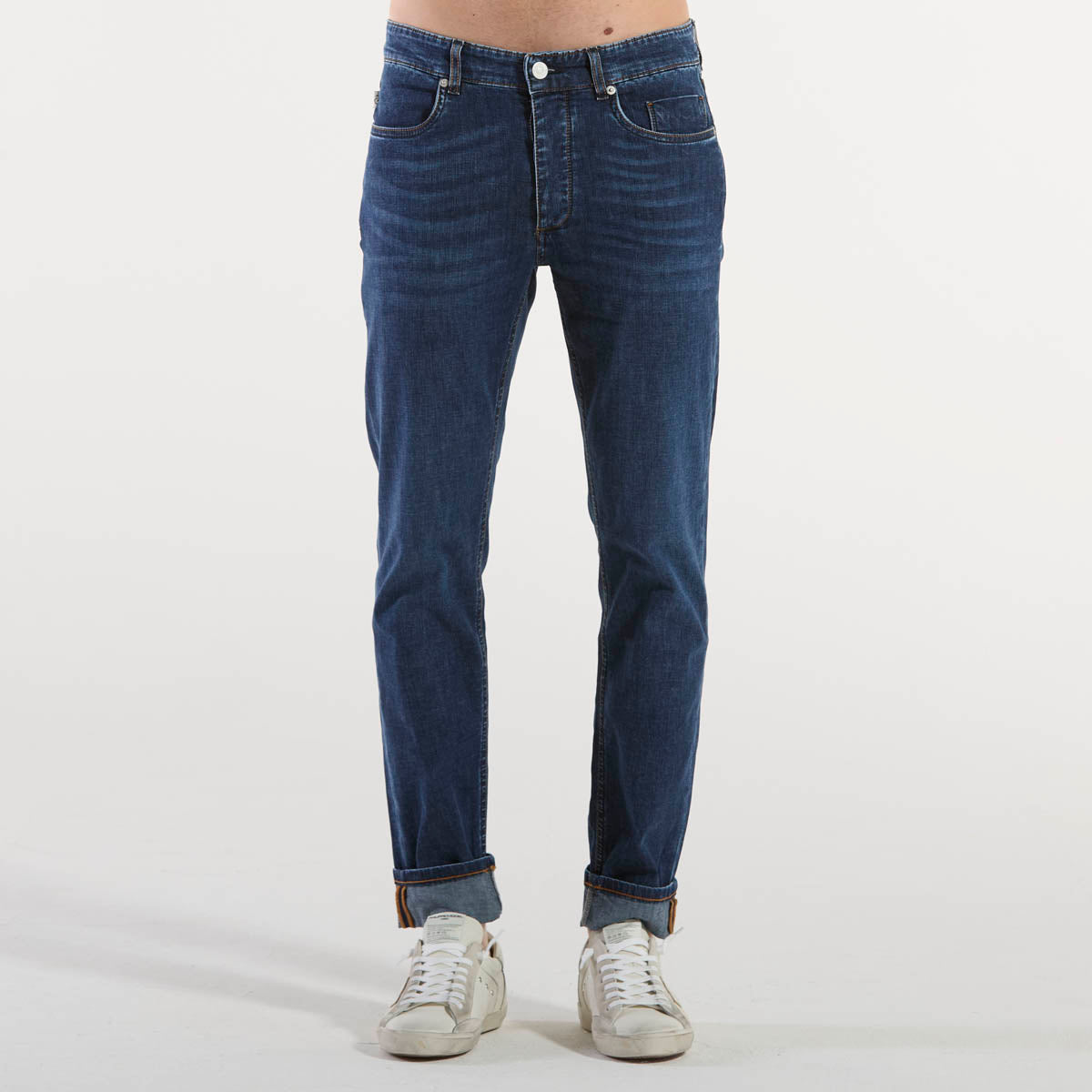 Siviglia jeans regular in denim scuro