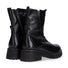 Felmini boots pelle nera con cerniera