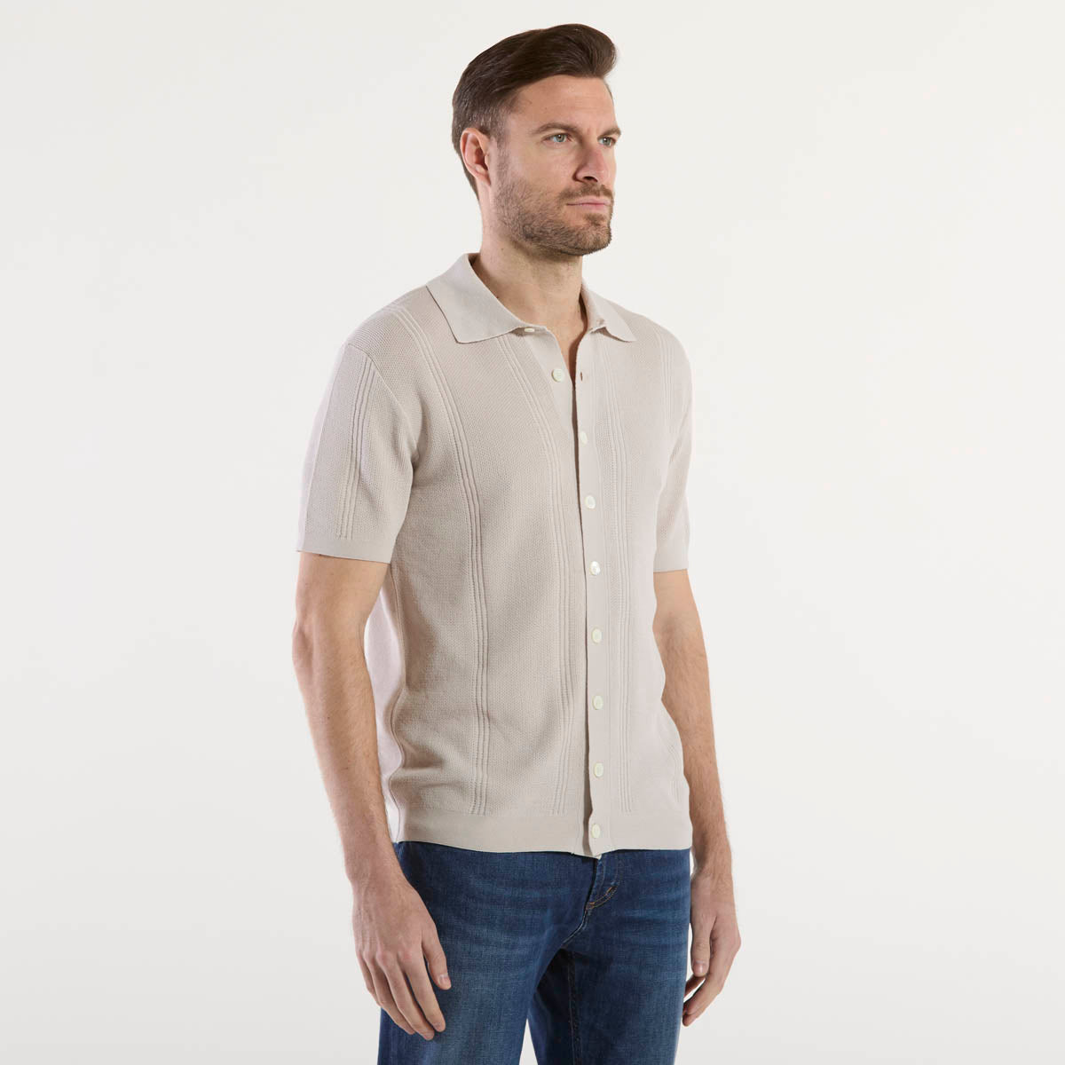 Daniele Fiesoli overshirt in cotone beige