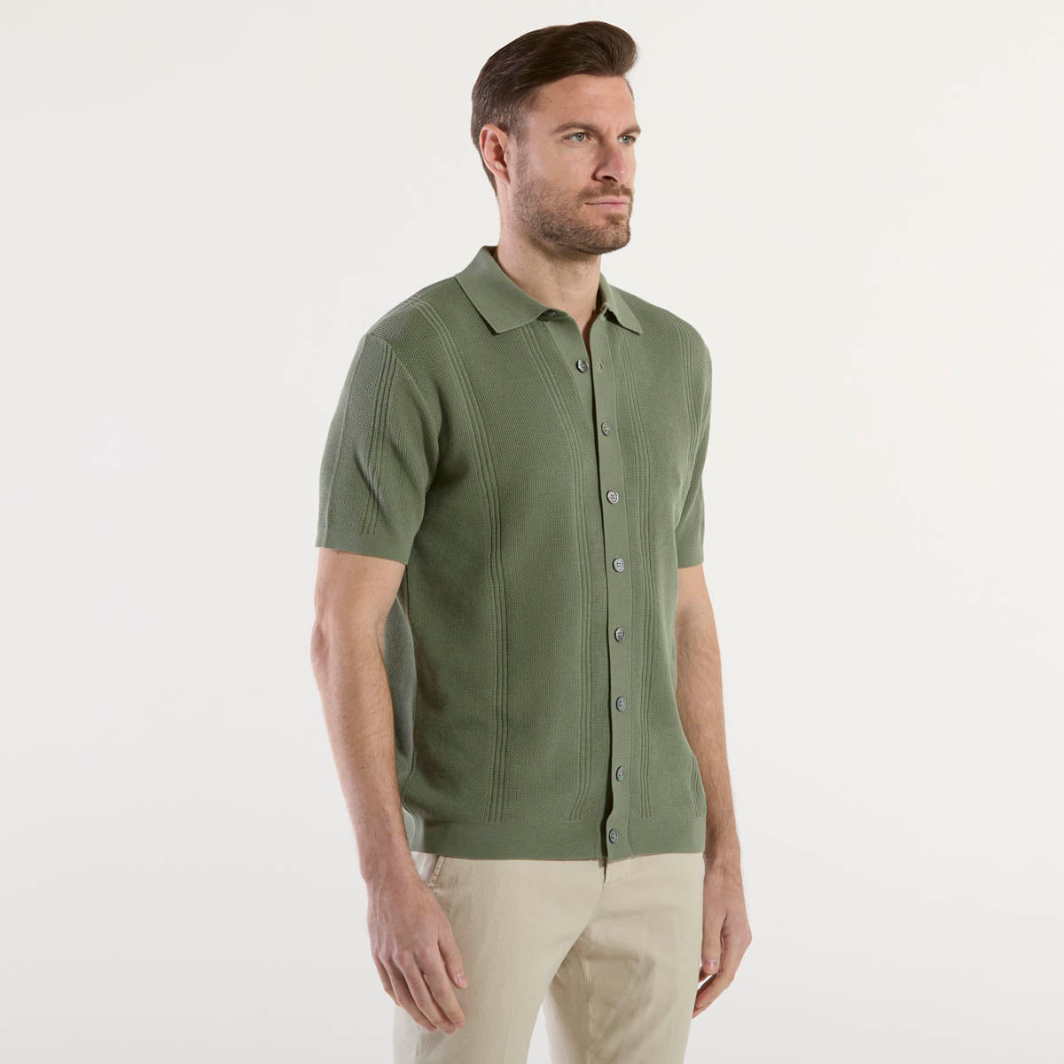 Daniele Fiesoli overshirt in cotone verde