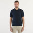 Daniele Fiesoli polo in lino e cotone blu