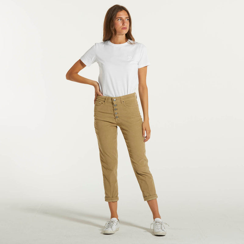 Dondup pantalone Koons velluto beige