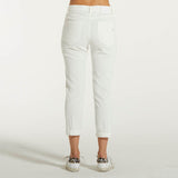 Dondup pantalone Koons velluto bianco