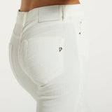 Dondup pantalone Koons velluto bianco