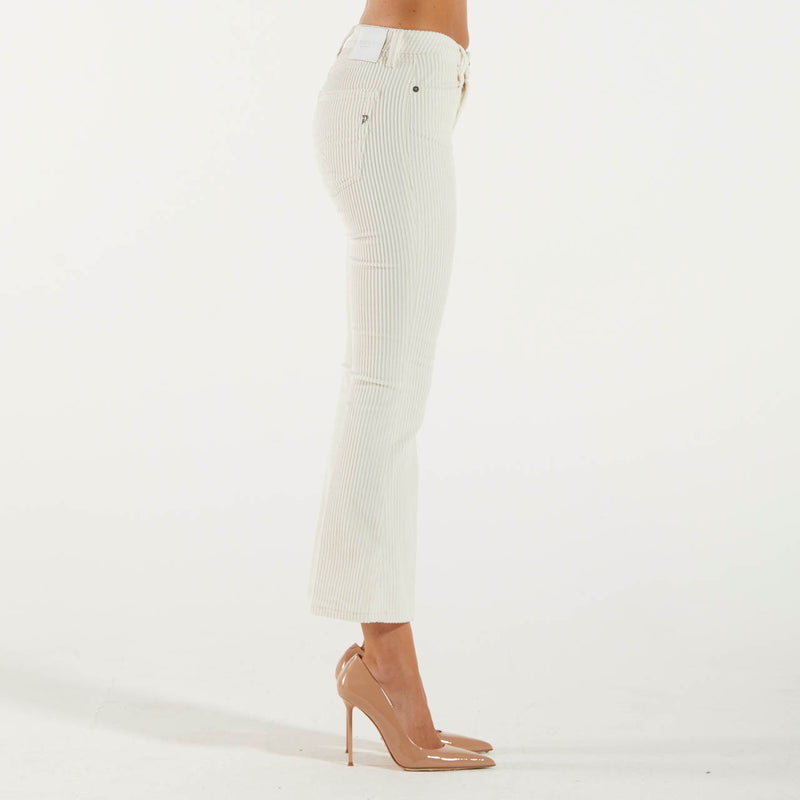 Dondup pantalone Mandy skinny panna