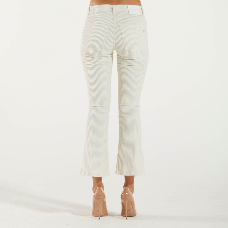 Dondup pantalone Mandy skinny panna