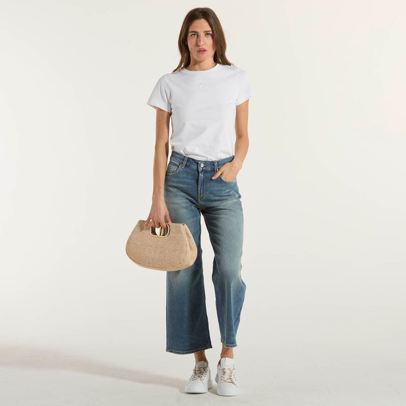 Department five jeans brea denim slavato chiaro