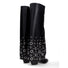 Elena Iachi stivale texano studs borchie nero