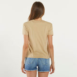 Mc2 Saint Barth t-shirt emilie SB strass beige