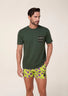 EFFEK T-SHIRT VERDE CON TASCHINO