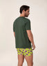 EFFEK T-SHIRT VERDE CON TASCHINO