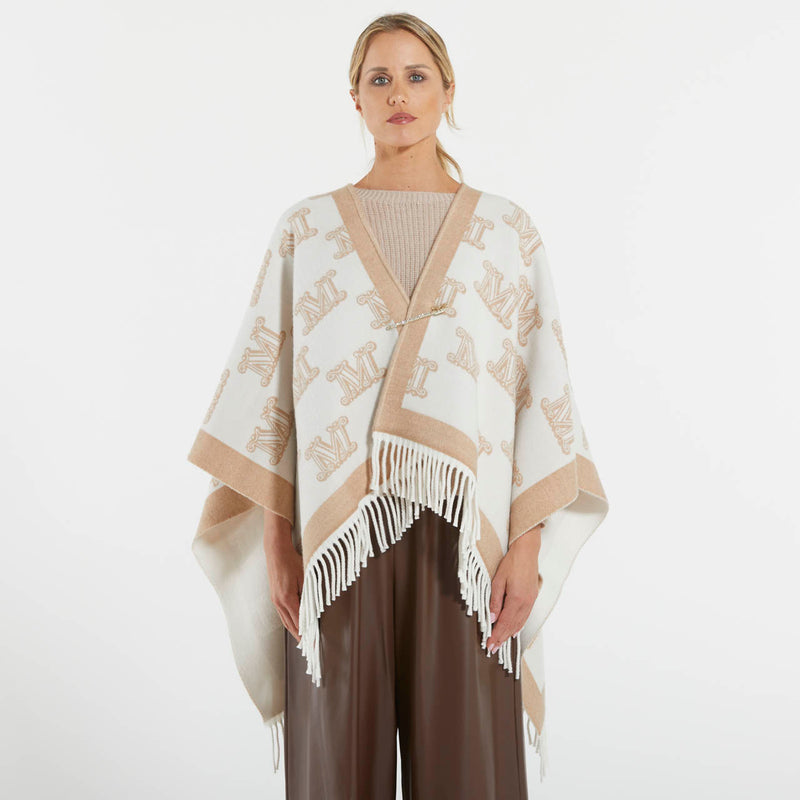 Max Mara poncho panna