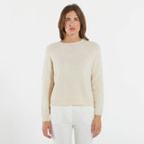 Max Mara maglia beige in alpaca e cotone