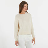 Max Mara maglia beige in alpaca e cotone