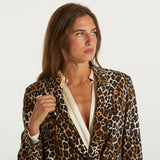 Elisabetta Franchi Giacca doppiopetto animalier