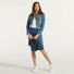 Elisabetta Franchi gonna in denim con spacco