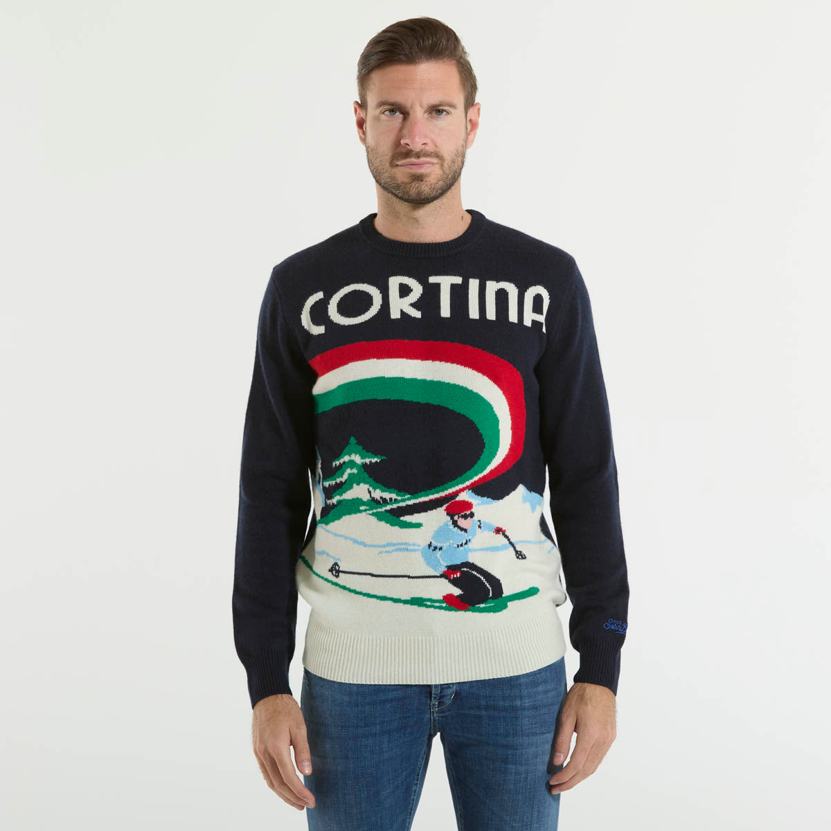 Mc2 Saint Barth maglione Cortina skier blu