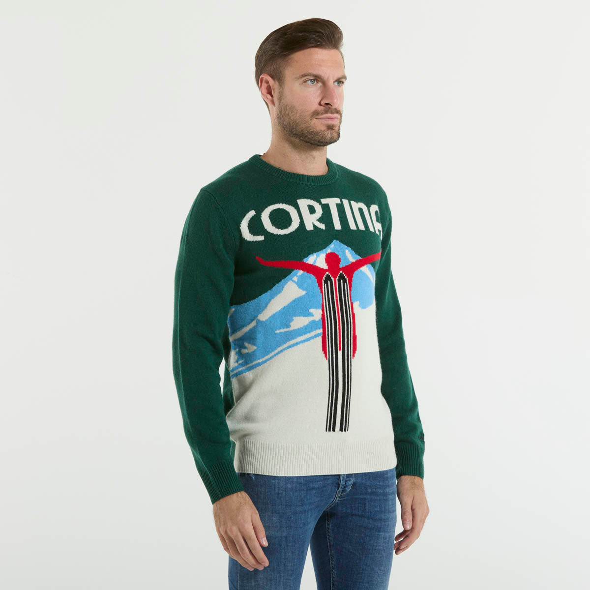 Mc2 Saint Barth maglione Cortina ski green