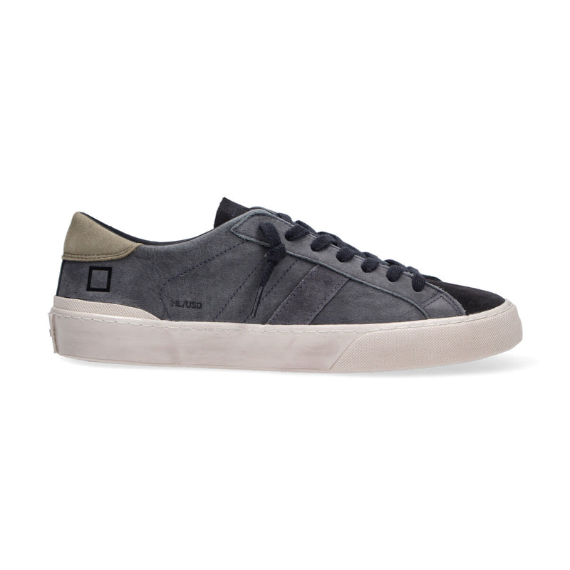 D.A.T.E. sneaker hill low nera verde