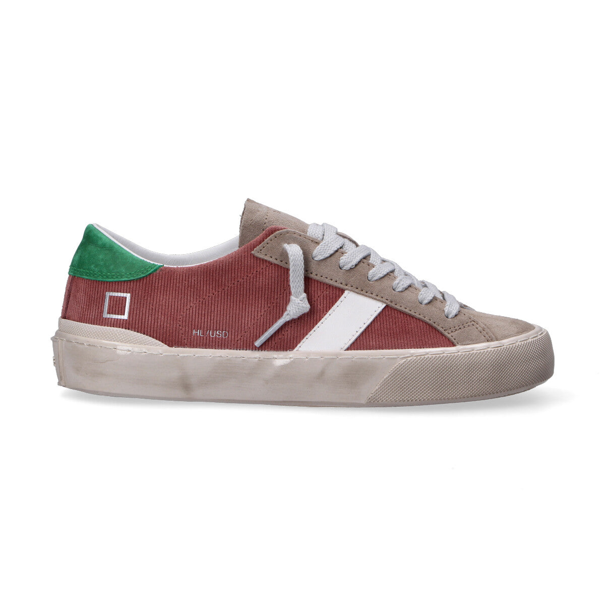 D.A.T.E. sneaker hill low rosa verde