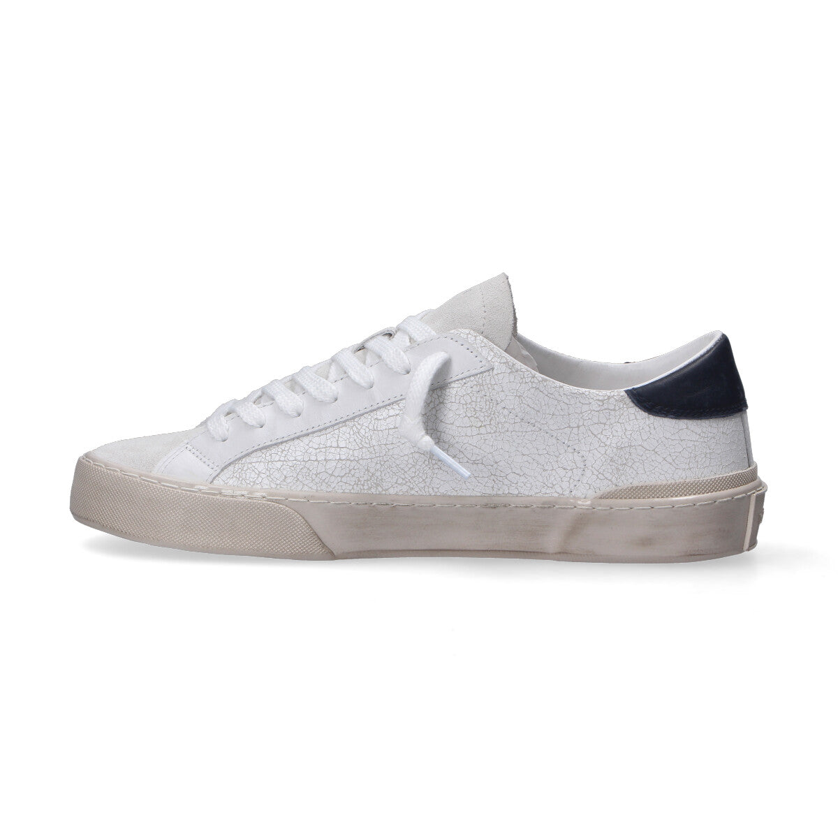 D.A.T.E. sneaker hill low bianca blu