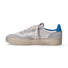 4B12 sneaker Hyper pelle bianco azzurro