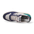 4B12 sneaker Hyper pelle blu turchese