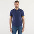 K-Way polo in tessuto bluette