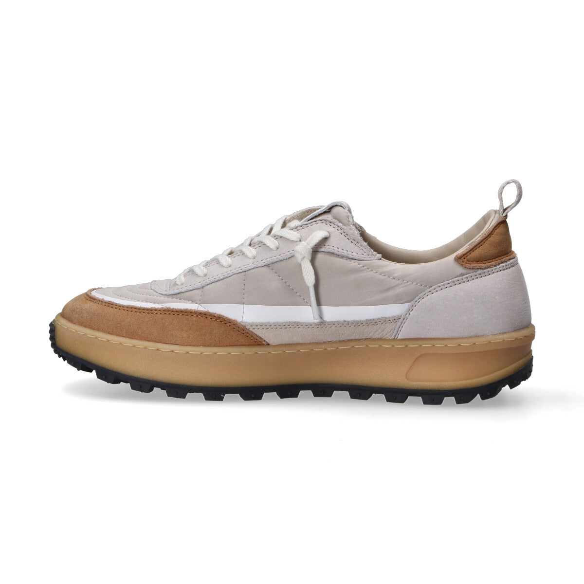 D.A.T.E. sneaker kdue outdor beige cuoio e verde