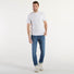 K-Way t-shirt girocollo in tessuto bianco