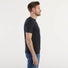 K-Way t-shirt girocollo in tessuto blu