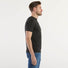 K-Way t-shirt girocollo in tessuto nero